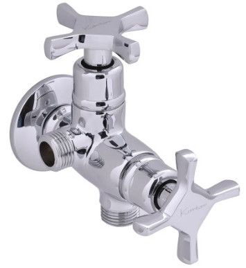 Angle Valve – 2 in 1 (With Wall Flange)