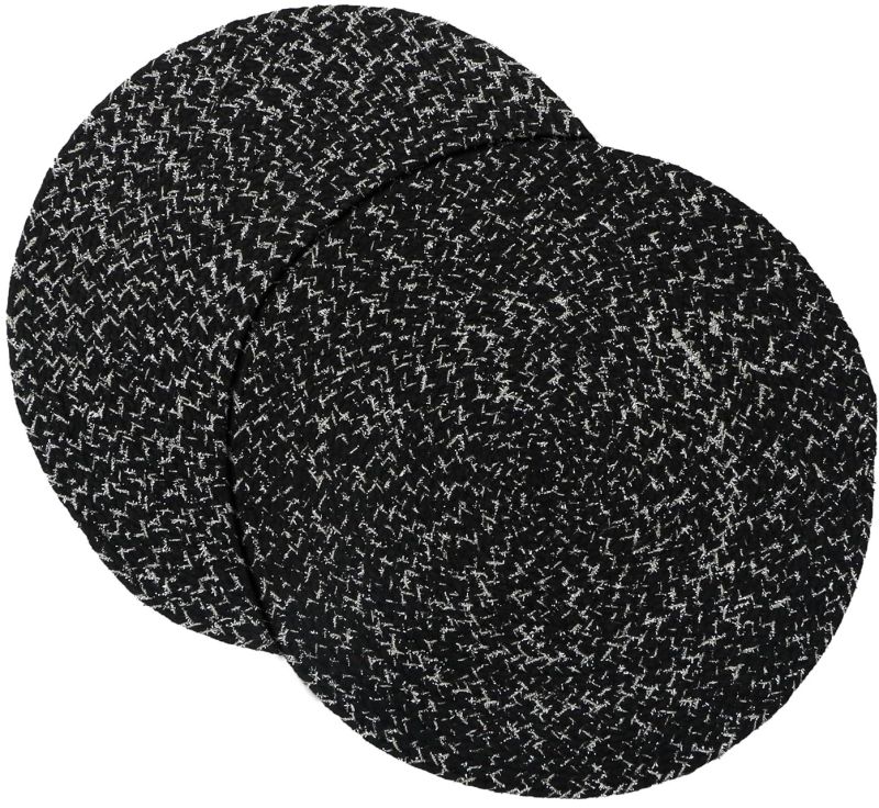 Cotton Lurex Round Placemats