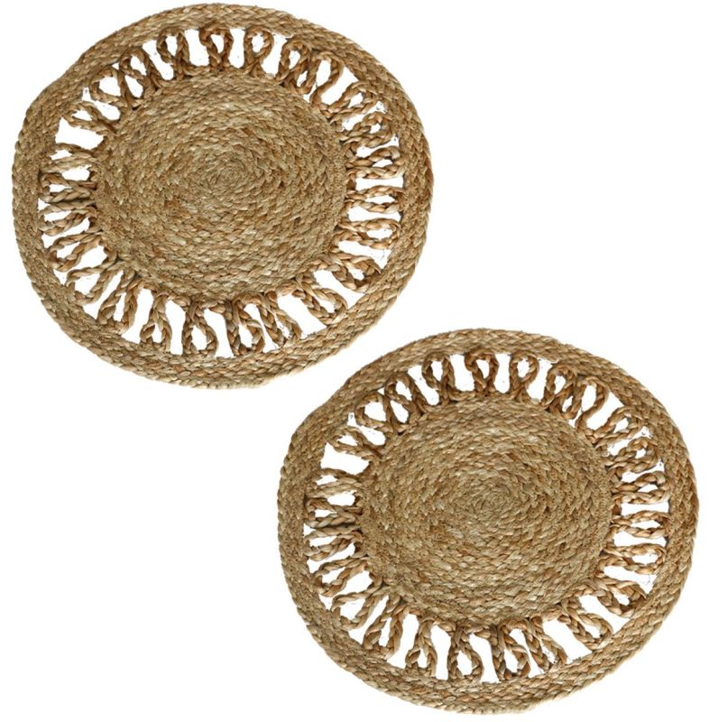 Side Table Jute Braided Placemats