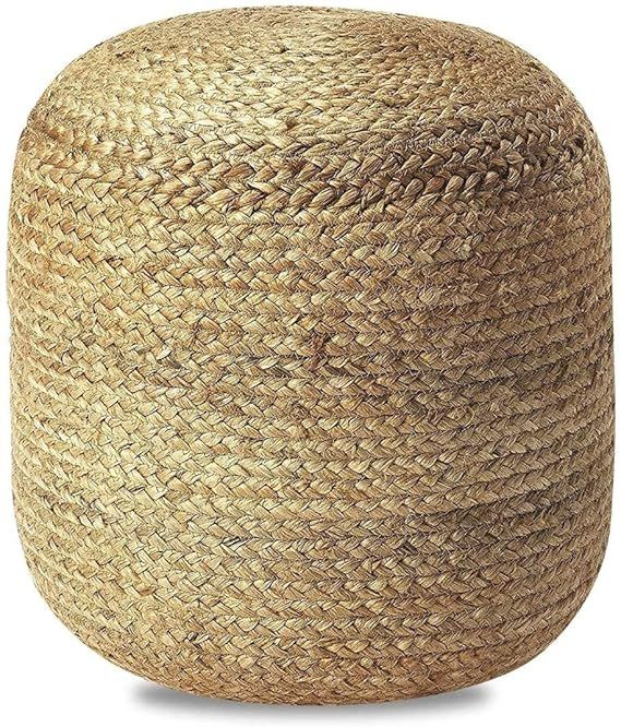 Te Braided Pouf eco-friendly Indoor Outdoor Ottoman