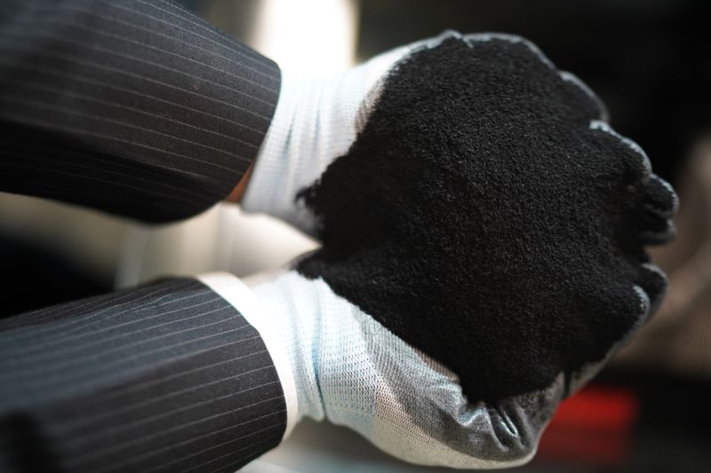 Black Crumb Rubber Powder