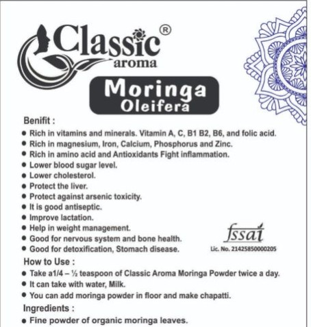 Classic Aroma Moringa Powder 100g
