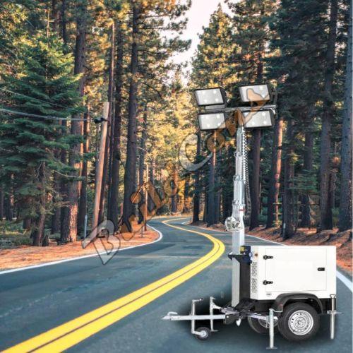 Steel Mobile Lighting Towers Without Dg Set, Color : Multicoloured