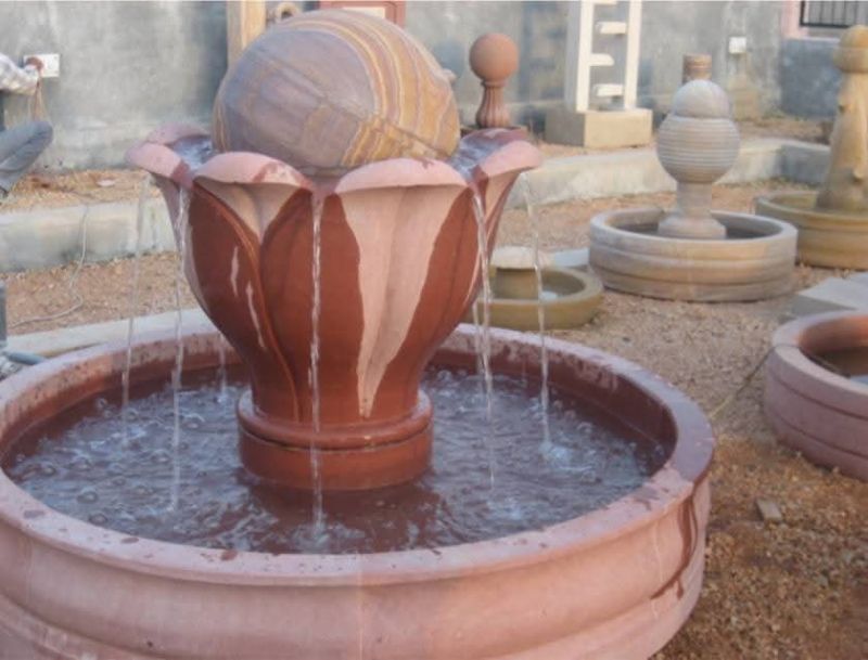 Stone Ball Fountain