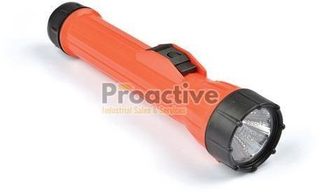 Round Battery Plastic Flameproof Torch