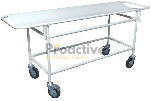 Metal Stretcher With Blanket, Color : White