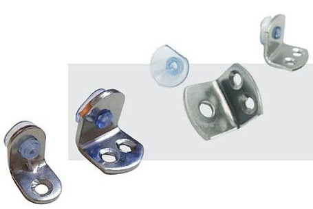 Stainless Steel L Vacuum Bat, Color : Silver for Glass Fitting