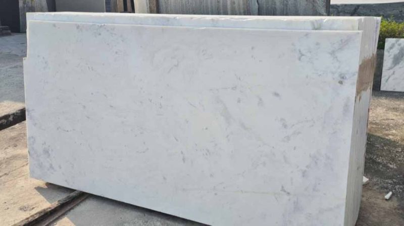 Opal White Marble Slab