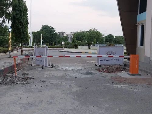 Fully Automatic Aluminum Boom Barrier, Color : Yellow