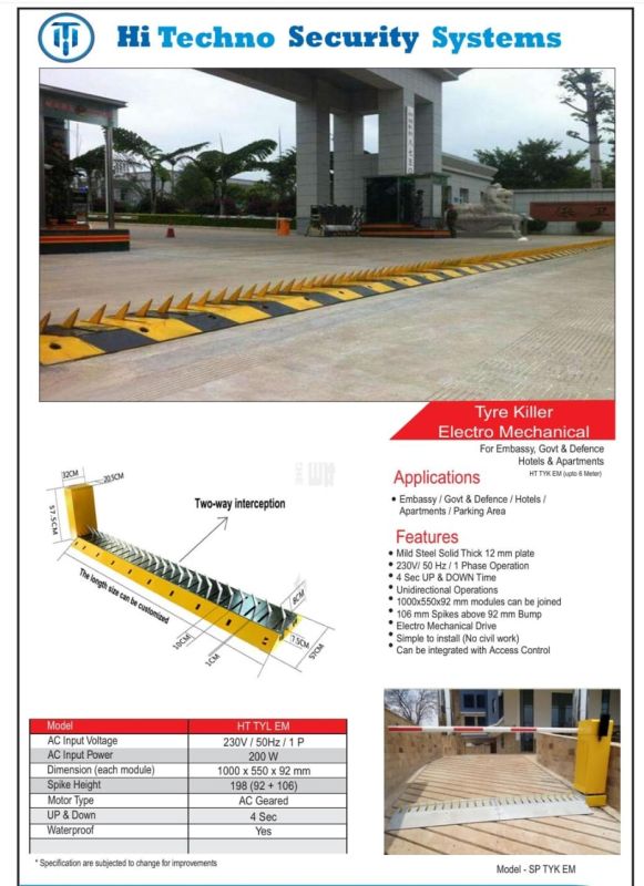 Mild Steel Road Spike Barrier