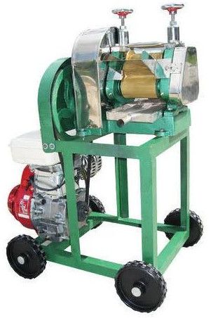Stainless Steel Sugarcane Juice Machine, Color : Green