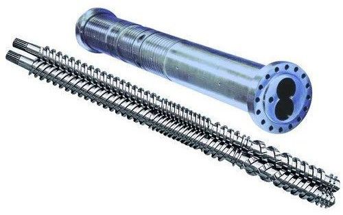 Steel Powder Coated Extruder Twin Screw Barrel