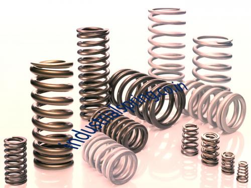Round Polished Metal Industrial Compression Spring, Feature : Corrosion Proof, Durable, Easy To Fit