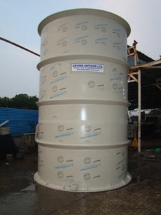 Round Chemical Storage Tank