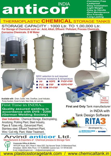 Thermo Plastic Chemical Storage Tank