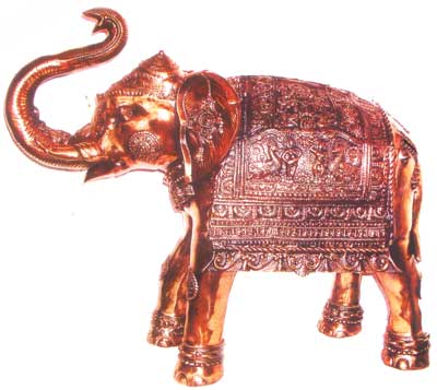 Metal Elephant Statue