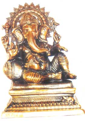 Metal Ganesh Statue