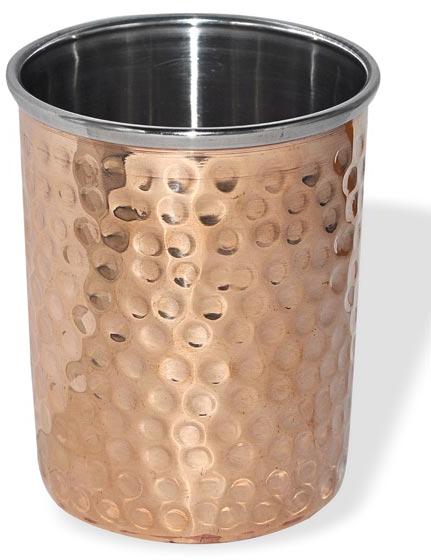 Polished Plain Copper Steel Tumbler, Feature : Attractive Look, Fine Finishing