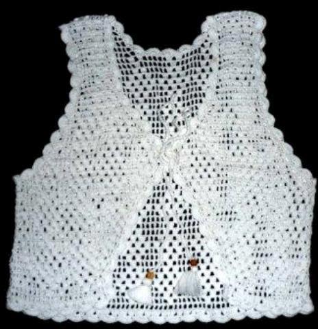 Handmade Crochet Ladies Vest