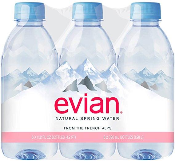 EVIAN MINERAL WATER 330ml, 500Ml, Packaging Type : Plastic Bottle