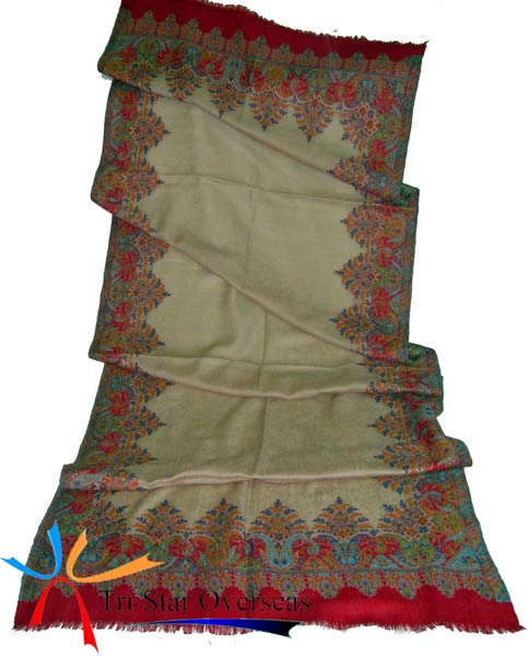 Antique Kashmiri Kani Wool Shawl