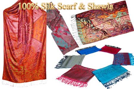 Fancy Silk Scarves