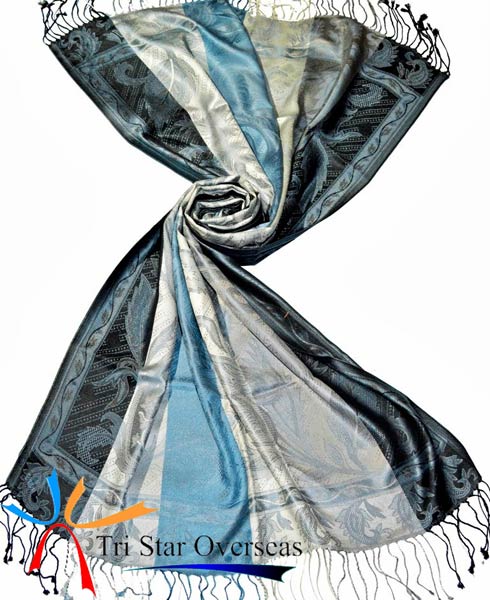 Silk scarf, Size : 70X190 cms