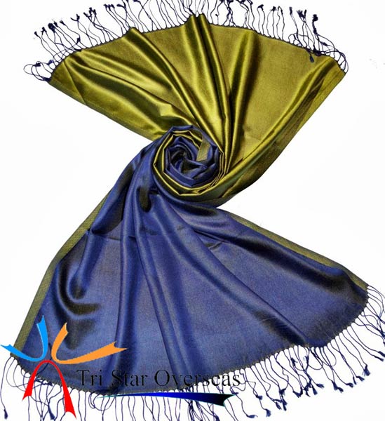 Two Color Silk Scarf