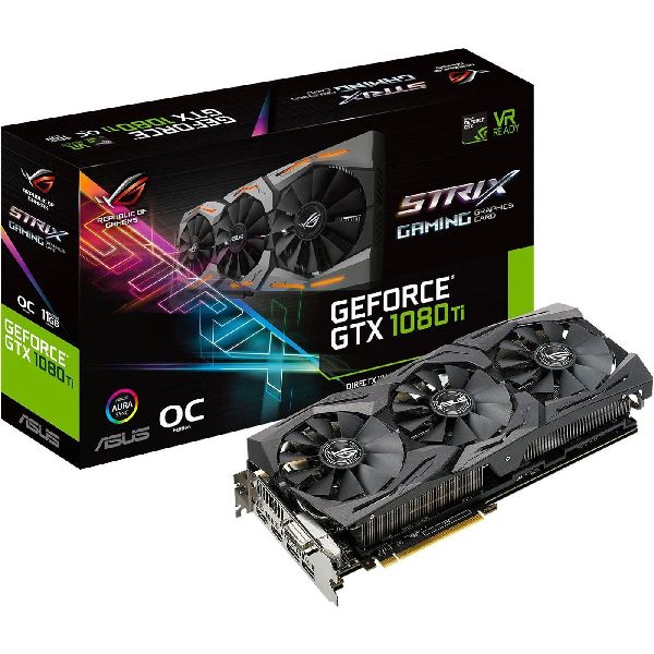 ASUS GeForce 1080 Ti ROG-STRIX-GTX1080TI-O11G-GAMING Graphics Card