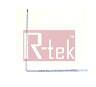 L-SHAPE LABORATORY STEM THERMOMETER