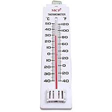 Room Thermometer, Size : 220mm x 50 mm approx.