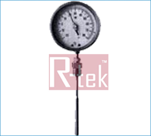 VERTICAL DIAL THERMOMETER