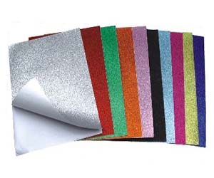 Glitter paper, Features : Attractive colors, Perfect finish