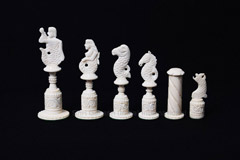 Bone Chess Set