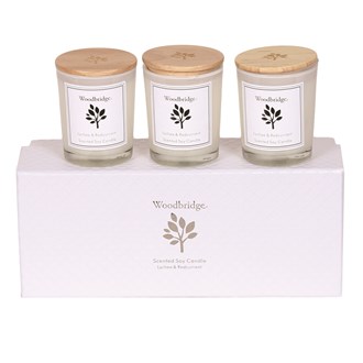 Redcurrant Set of 3 Soy Candles