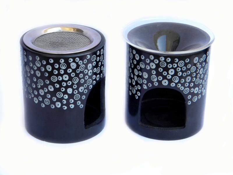 AROMA OIL BURNER WITH GLASS BOWL