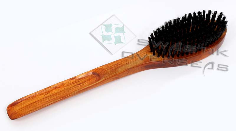 Coat Brush with Shoe Horn