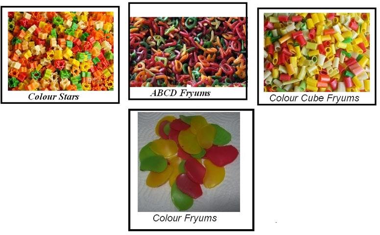 Coloured Fryums