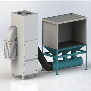 Downdraft Table Dust Collector