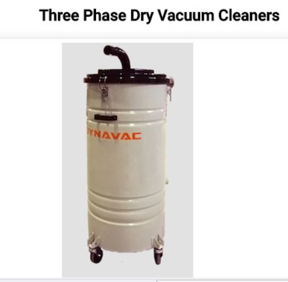 Three Phase Dry Vacuum Cleaner