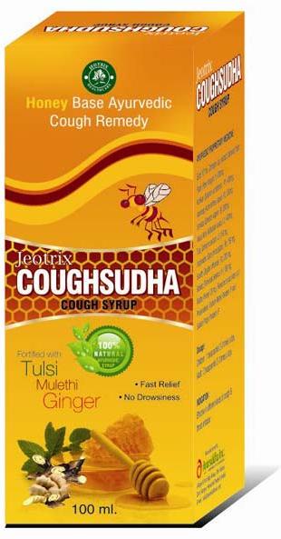 Jeotrix Coughsudha Cough Syrup, Plastic Type : Glass Bottle, Plastic Bottles