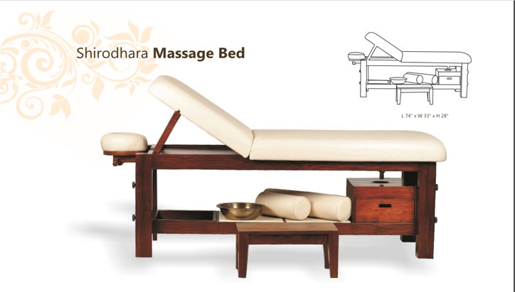 Shirodhara Spa Massage Bed