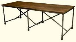 Iron Wood Dining Table