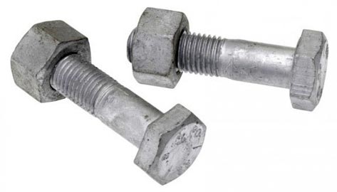 Hex Head Nut and Bolt