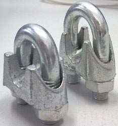Polished Metal Wire Rope Clips, for Intustrial Use, Feature : Durable, Fine Finished, Light Weight