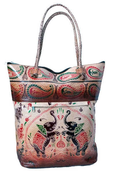 Ladies Leather Hand Painted Bags at best price in Cuttack Odisha from ...