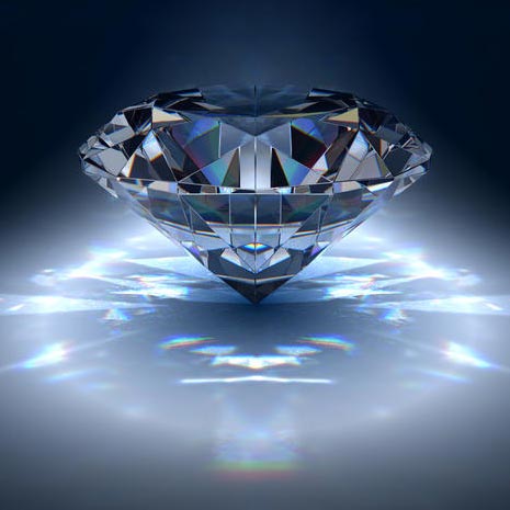 polished diamonds