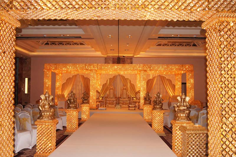 Maharaja crystal royal wedding Mandap