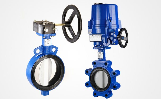  Cast Iron Butterfly Valves Resilient Seated