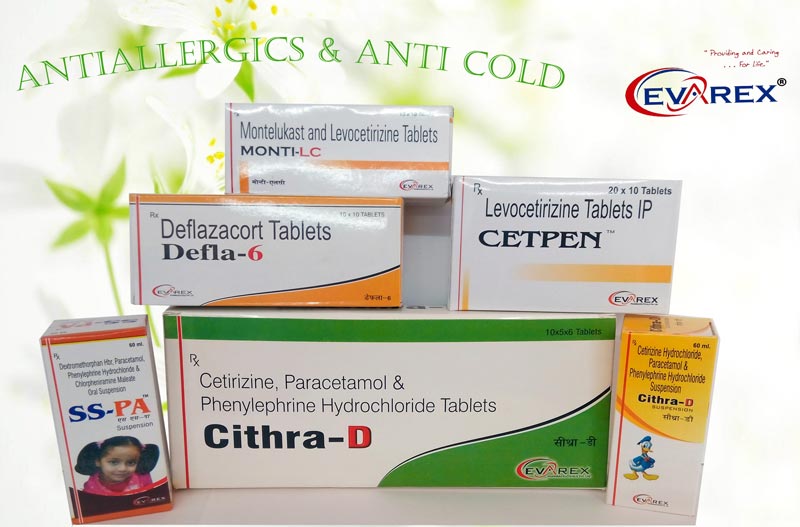 Anti Allergic and Anti Cold Medicines, Medicine Type : Allopathic